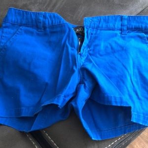 Blue shorts